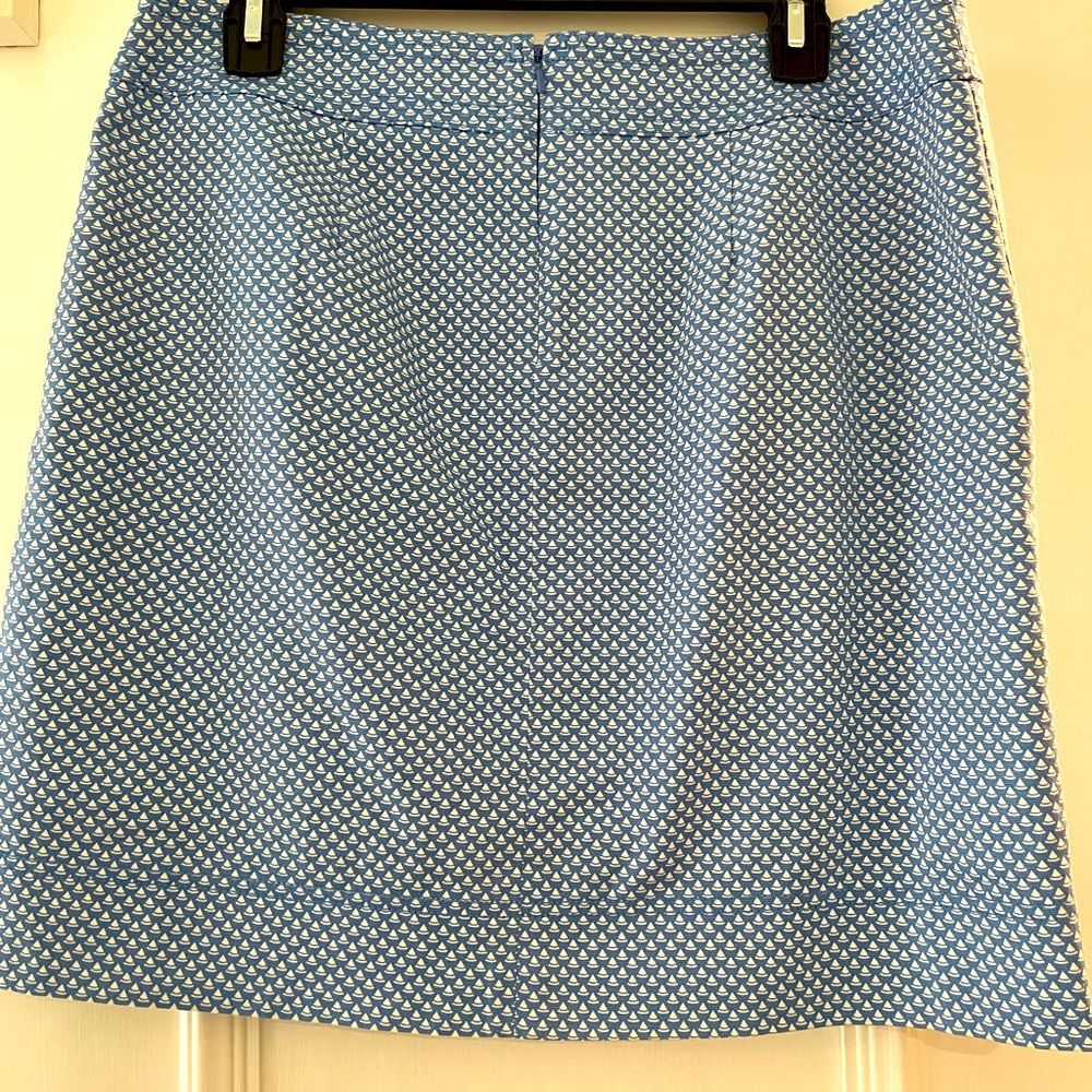 Talbots Sailboat skirt nautical 8P